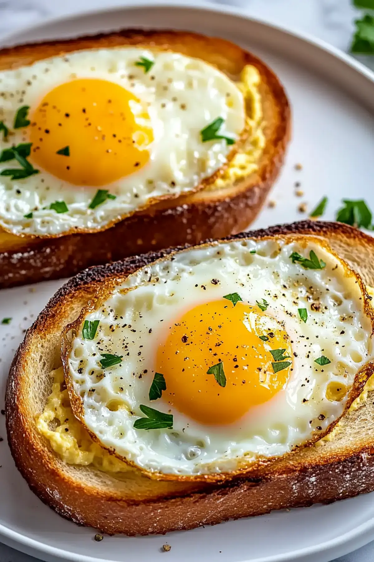 Air Fryer Egg and Cheese Toast