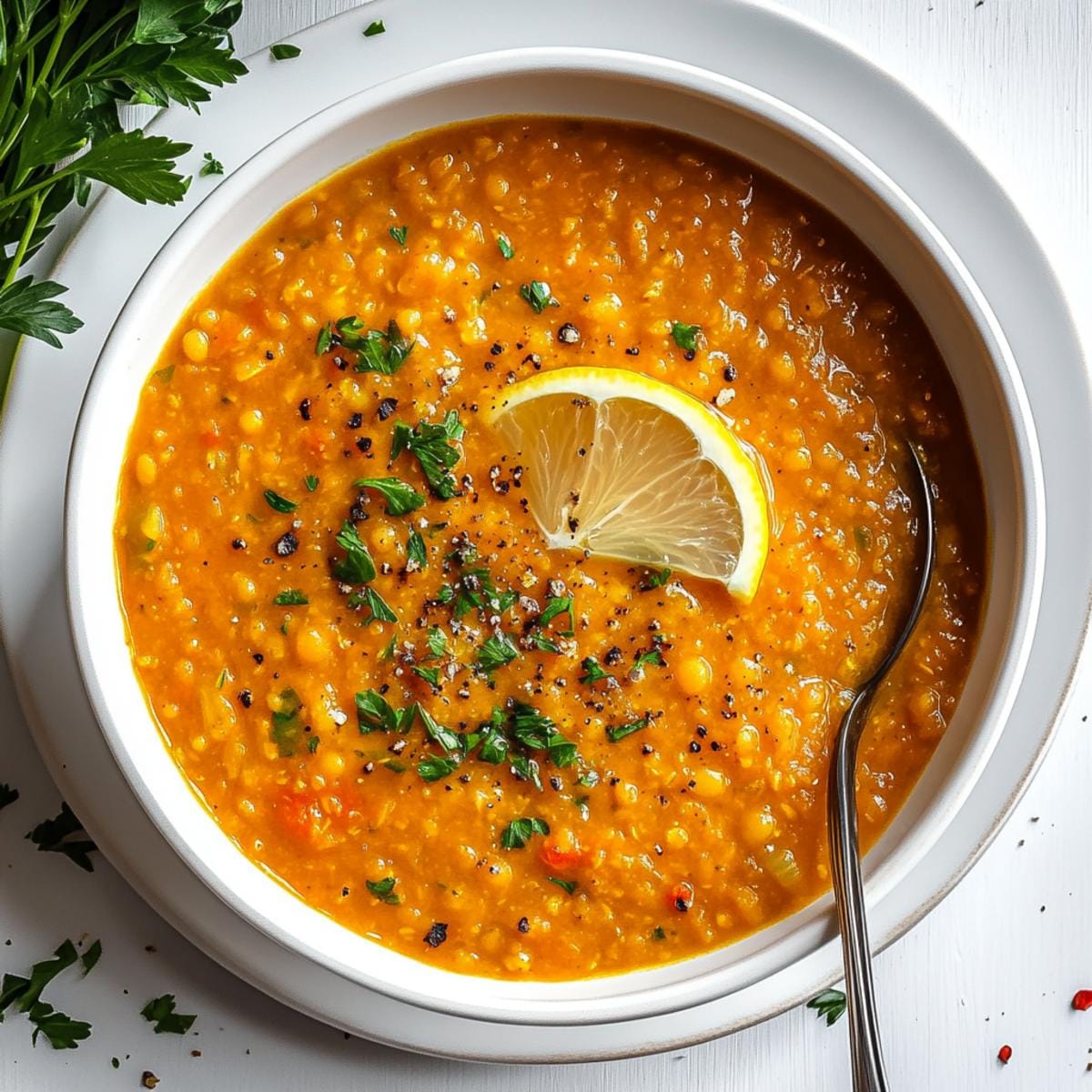 Anti-Inflammatory Red Lentil Soup