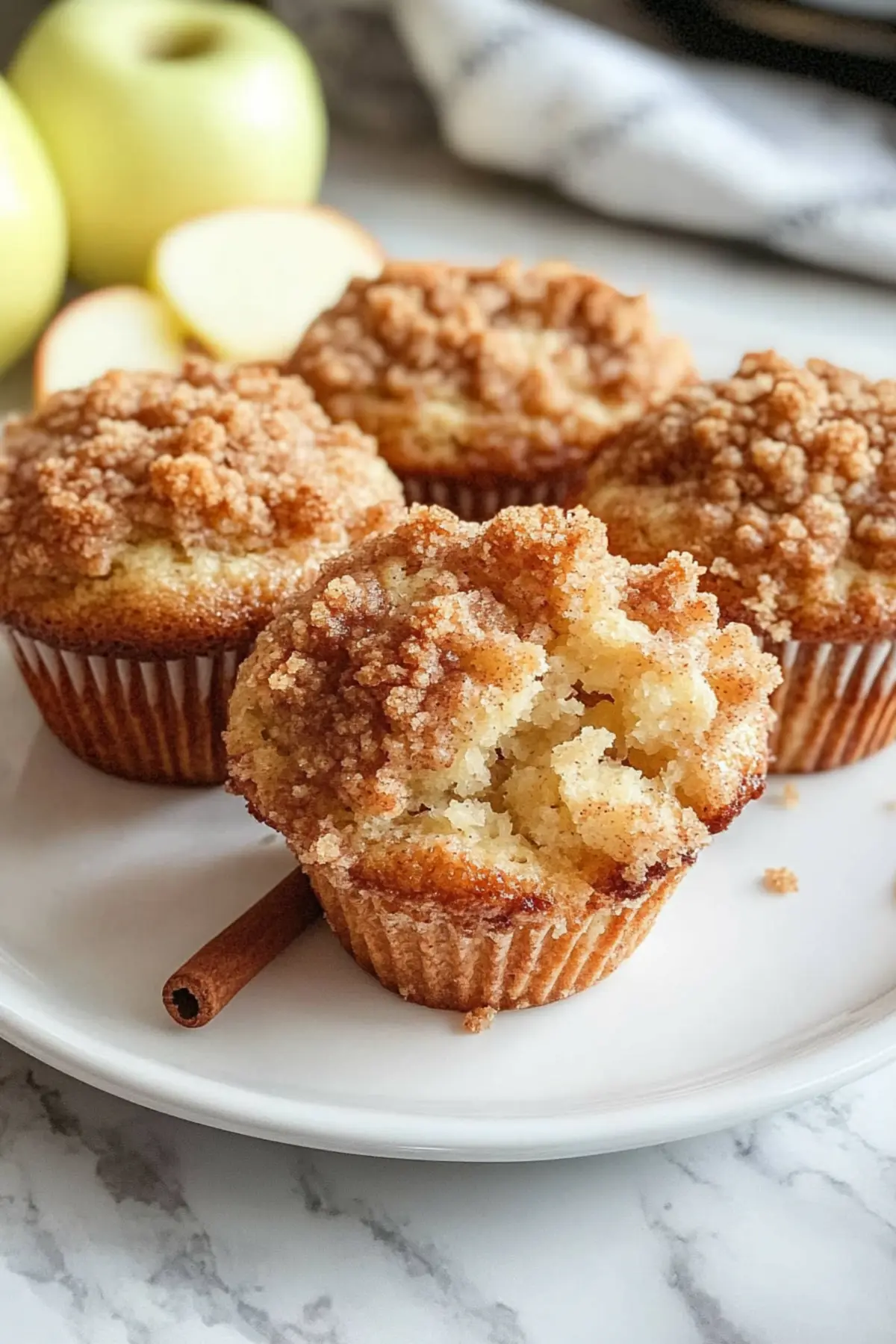 Apple Cinnamon Streusel Muffins