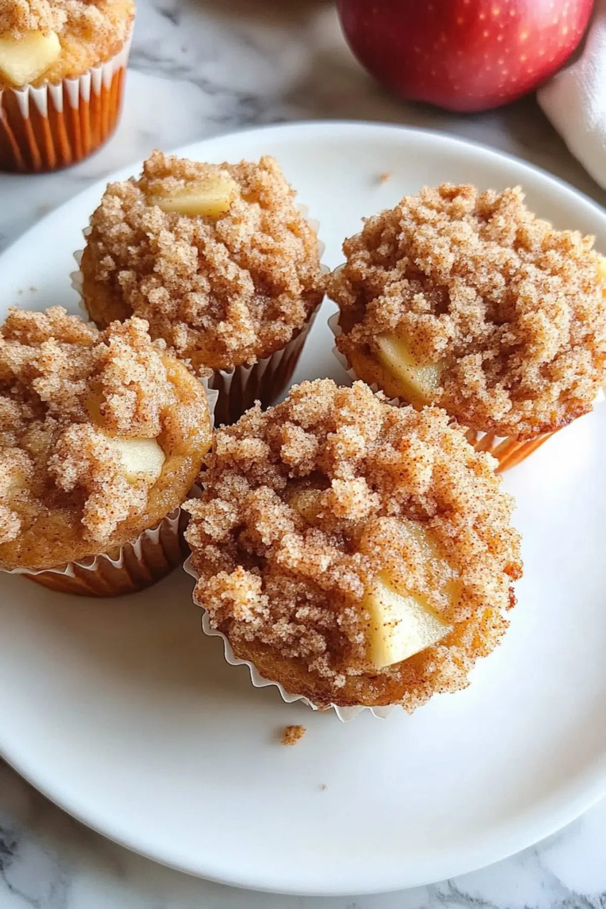 Apple Cinnamon Streusel Muffins