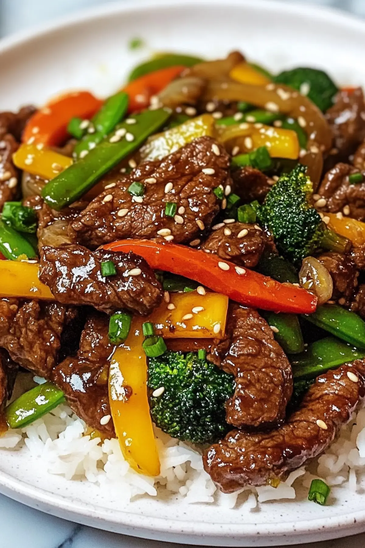 Asian Sweet Ginger Beef Stir Fry