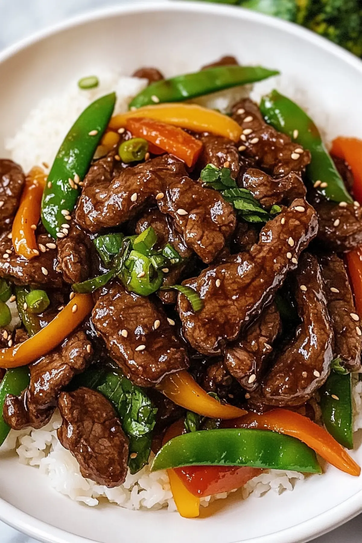 Asian Sweet Ginger Beef Stir Fry