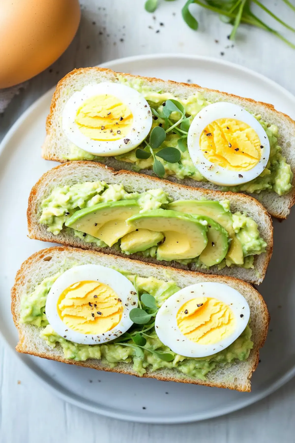 Avocado Egg Salad Sandwiches