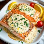 Baked Boursin Salmon – Creamy, Flavorful & Baked