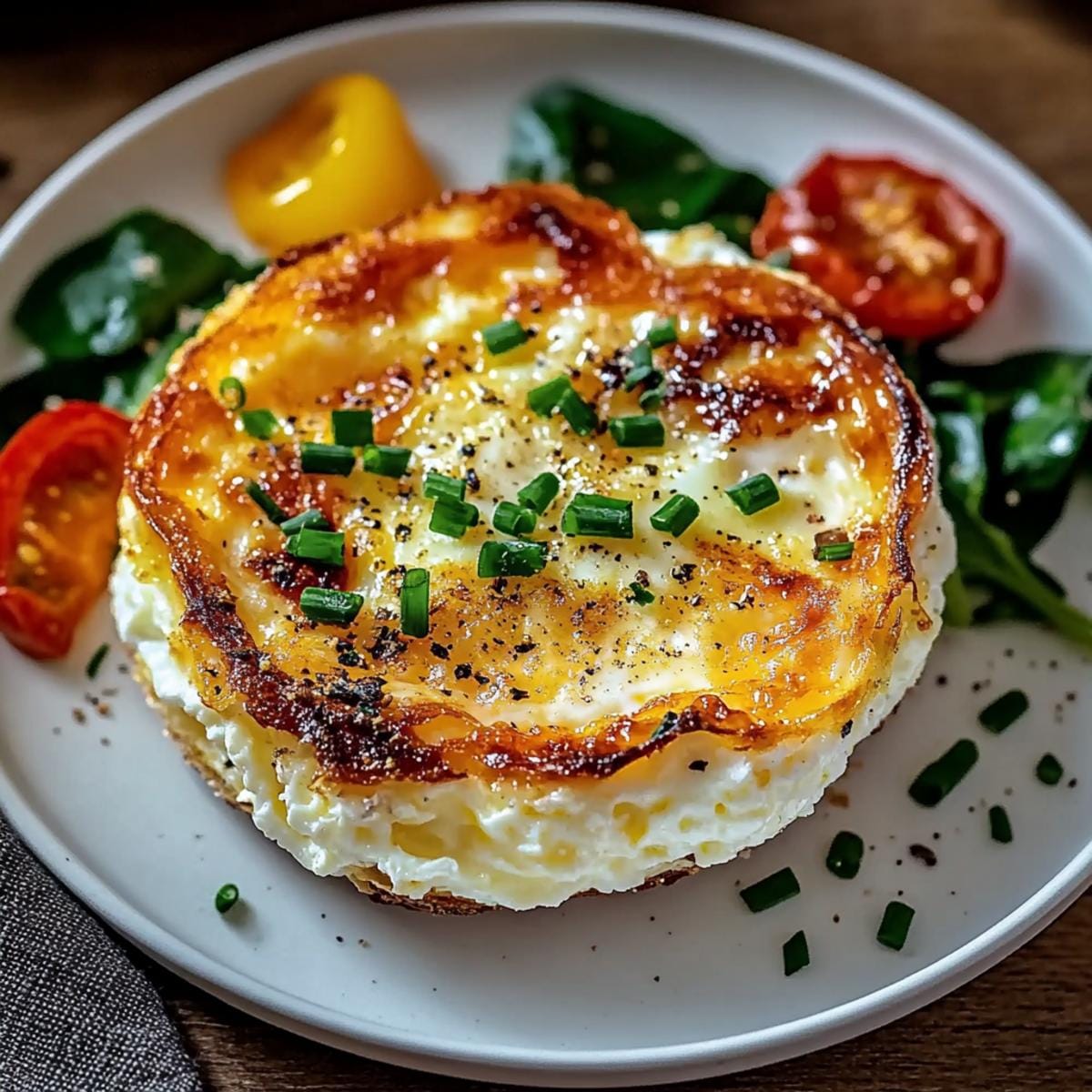 Baked Cottage Cheese Eggs