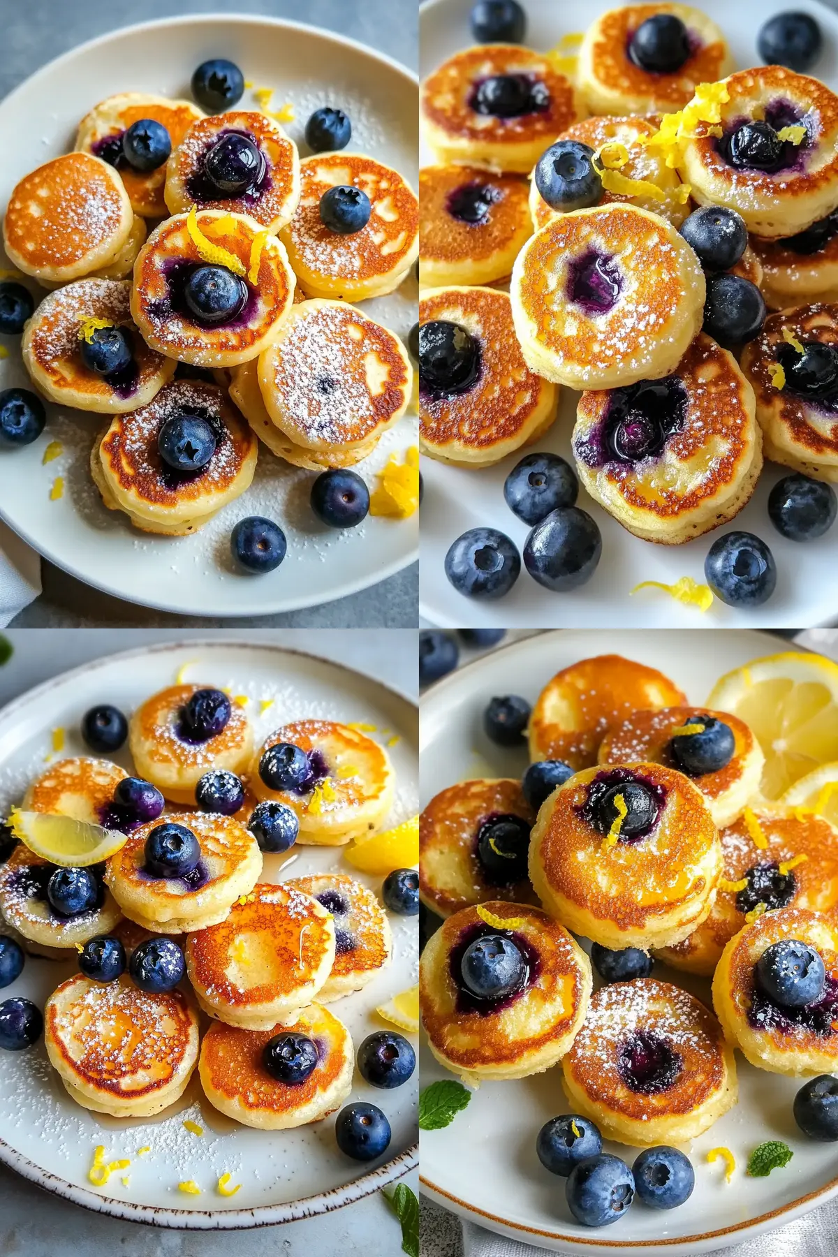 Blueberry Lemon Pancake Bites