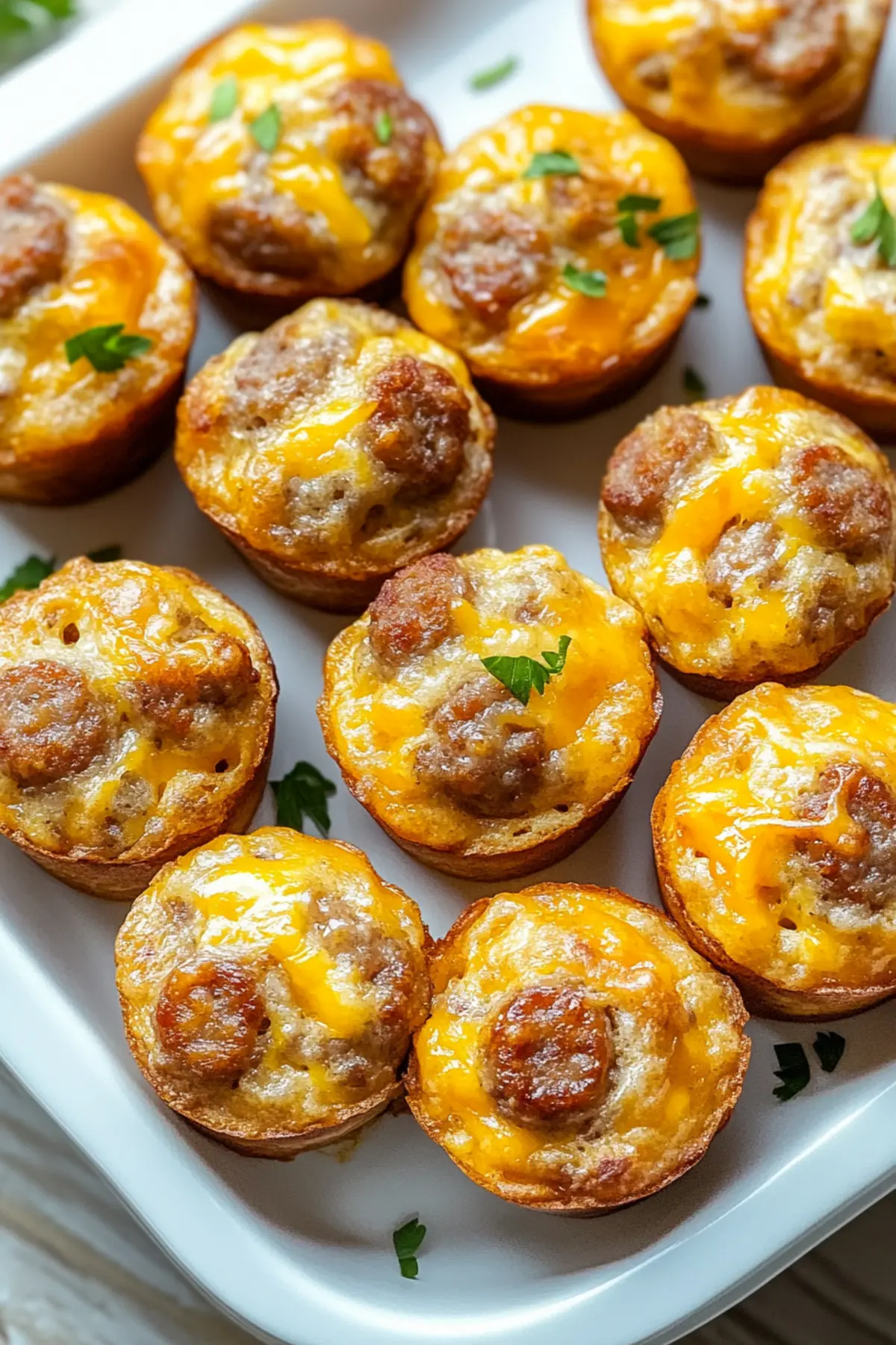 Broccoli Cheddar Egg Bake with Turkey Bacon
