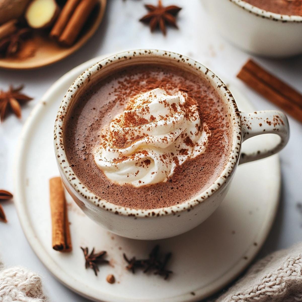 Chai-Spiced Hot Chocolate