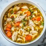 Chicken Noodle Soup with Egg Noodles
