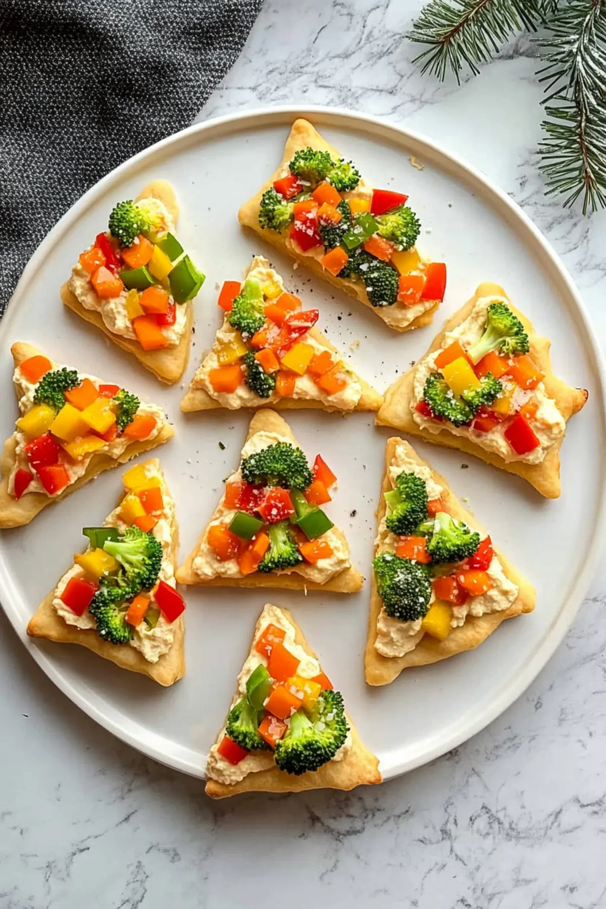 Christmas Tree Pizza