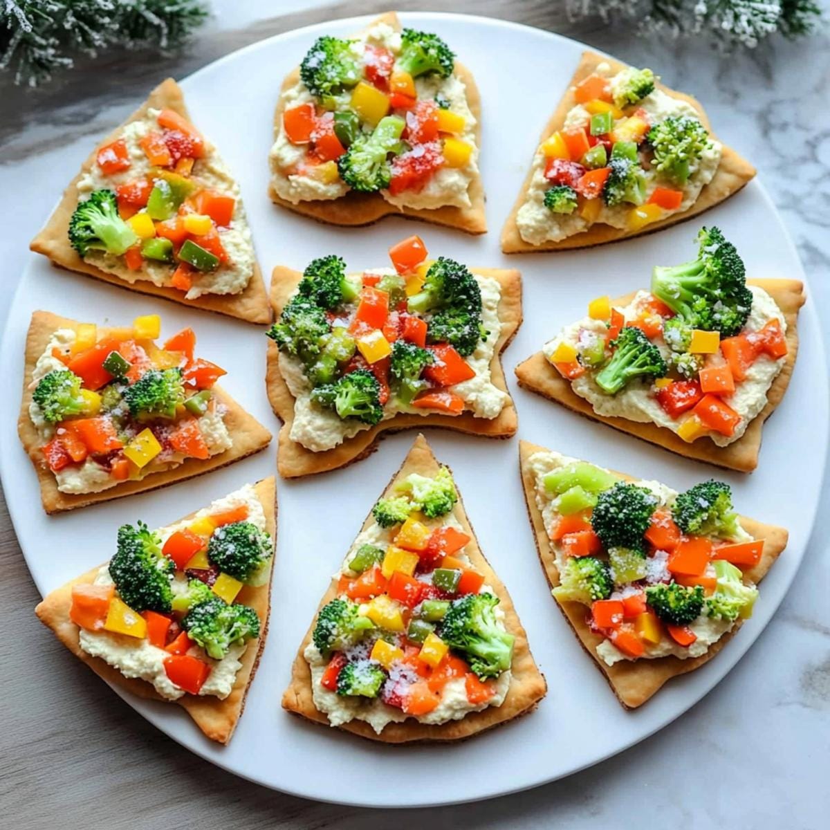 Christmas Tree Pizza