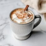 Cinnamon Dolce Latte with Maple Whipped Cream