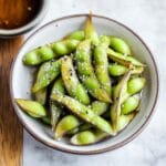 Edamame with Soy and Sesame Sauce