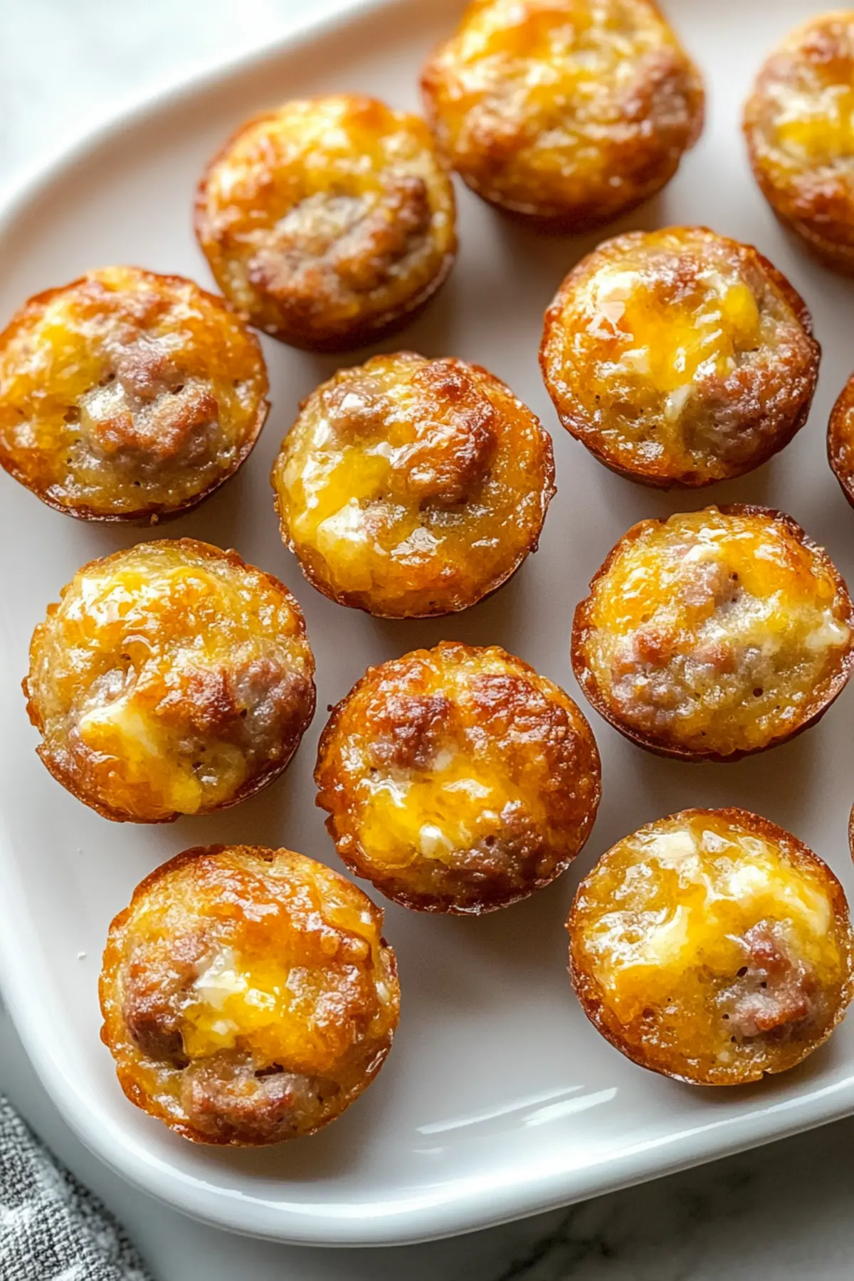 High-Protein Pancake Sausage Mini Muffins