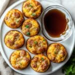 High-Protein Pancake Sausage Mini Muffins