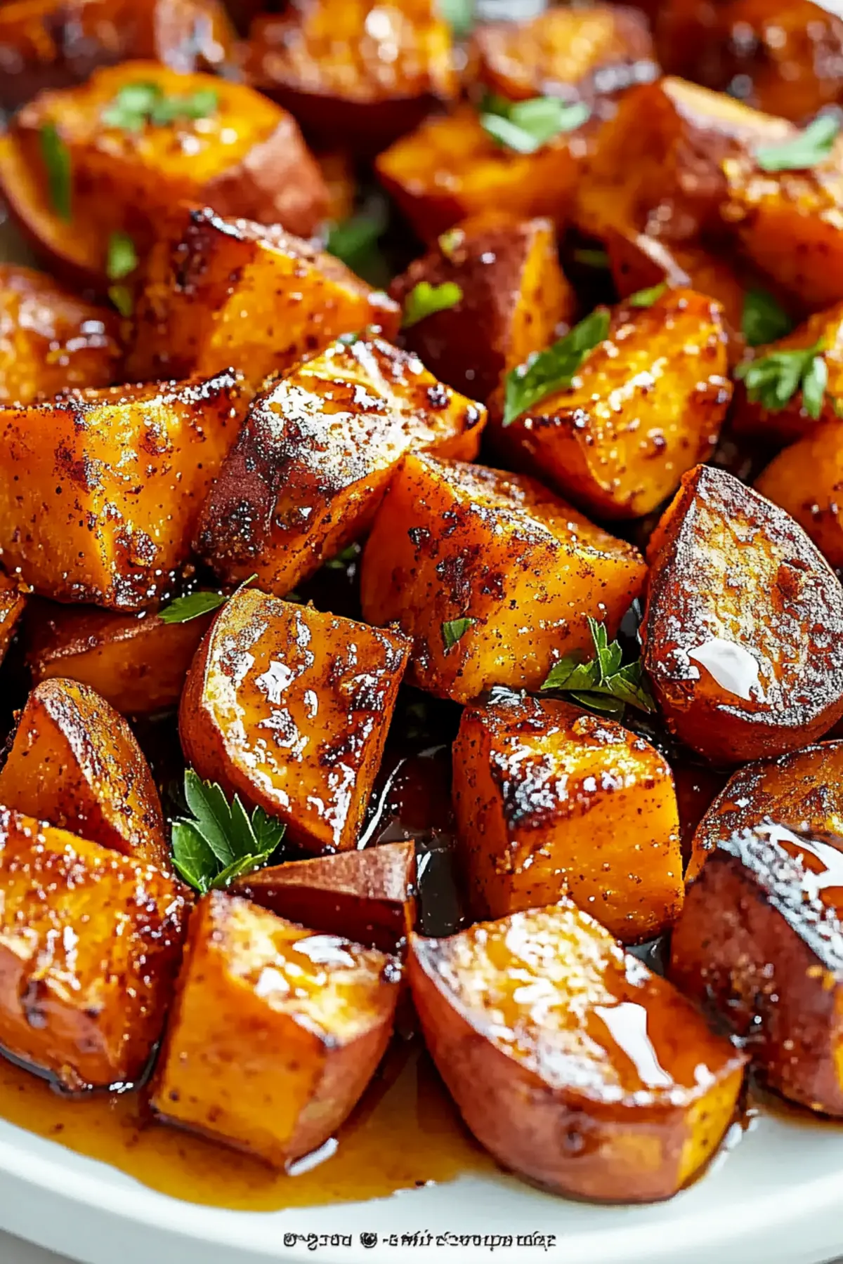 Honey Cinnamon Roasted Sweet Potatoes