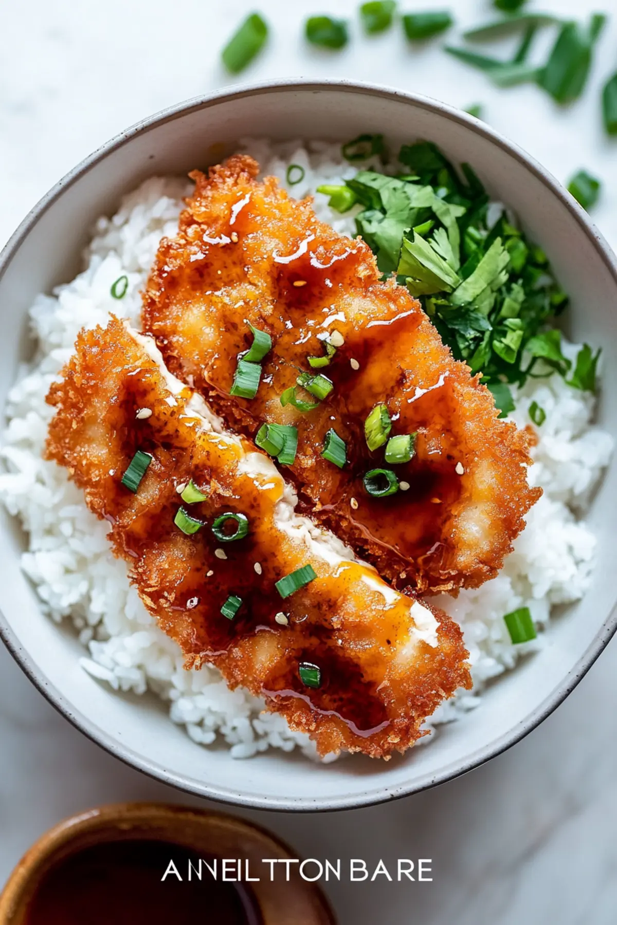 Japanese Katsu Bowls with Tonkatsu Sauce