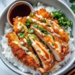 Japanese Katsu Bowls with Tonkatsu Sauce