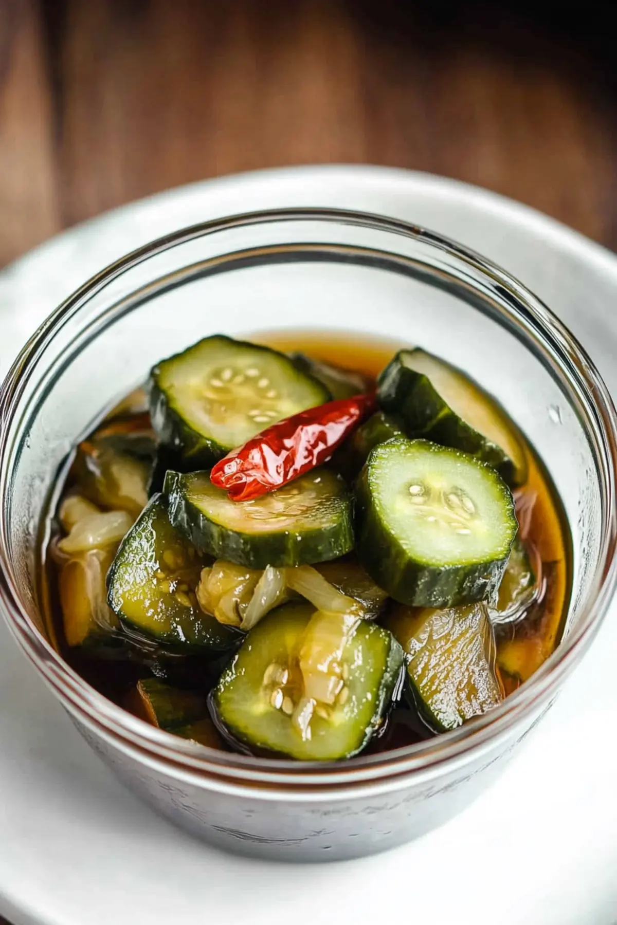 Japanese Pickled Cucumbers with Soy Sauce