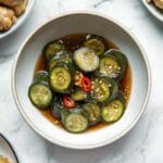 Japanese Pickled Cucumbers with Soy Sauce