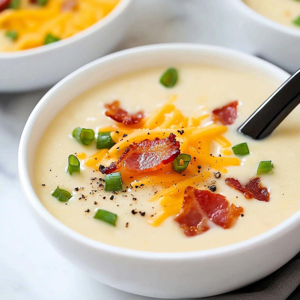 Keto Cauliflower Soup