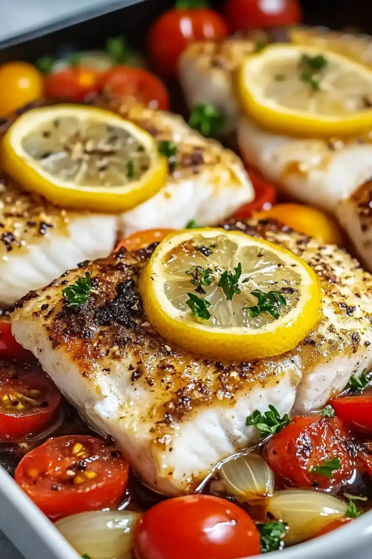 Mediterranean Baked Fish