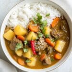 One Pot Coconut Curry Beef Stew