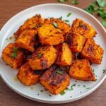 Roasted Sweet Potato Cubes