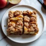 Salted Caramel Apple Crumble Bars