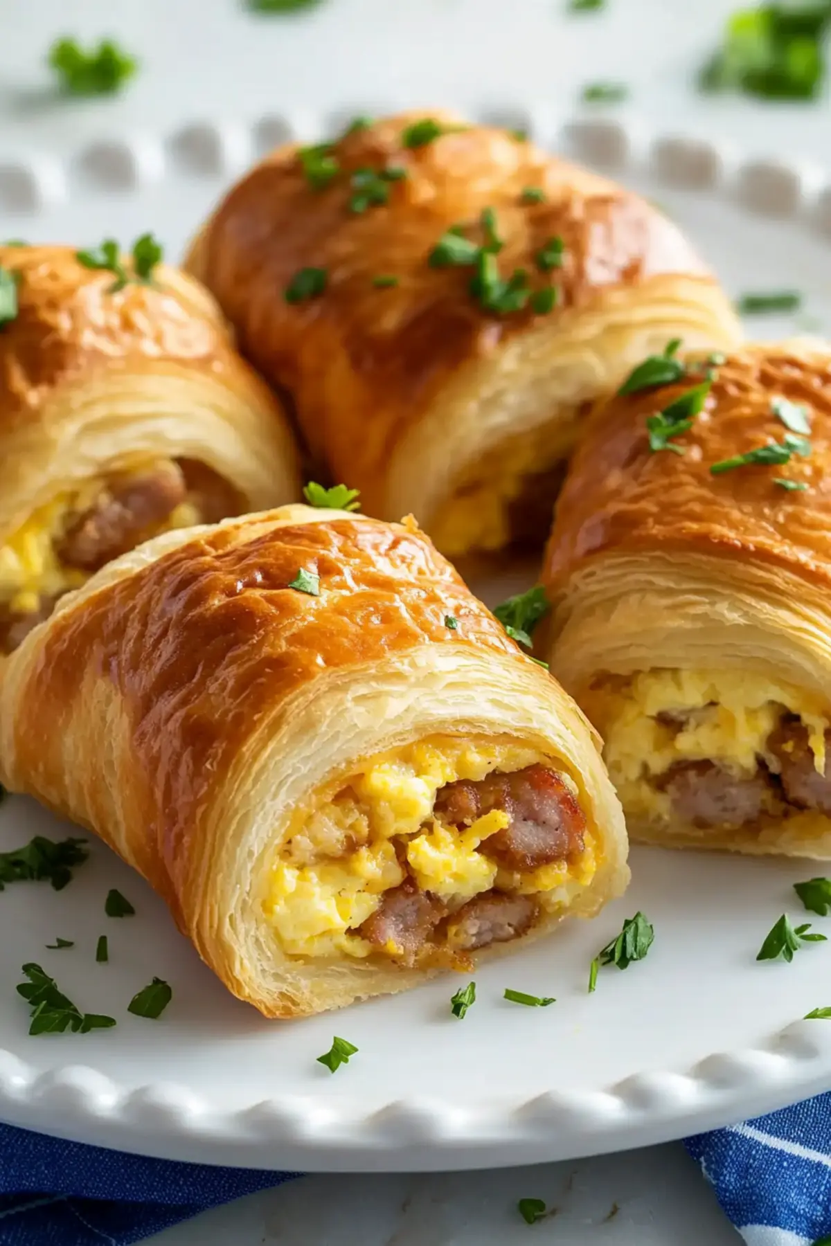 Sausage Egg Breakfast Roll-Ups