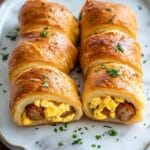 Sausage Egg Breakfast Roll-Ups