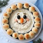 Skillet Dip Snowman