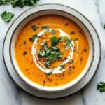 Spicy Butternut Squash and Sweet Potato Soup