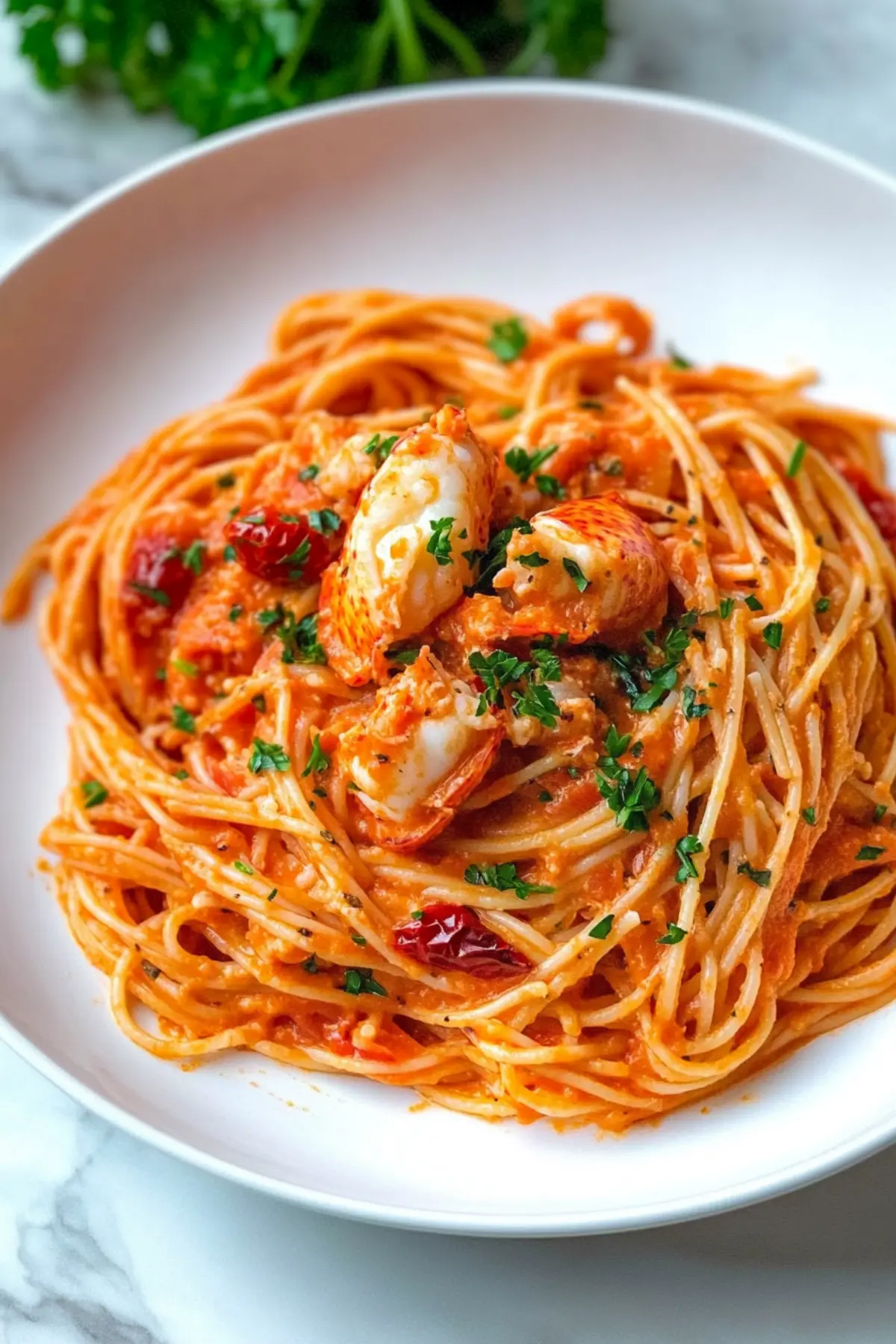 Spicy Lobster Capellini