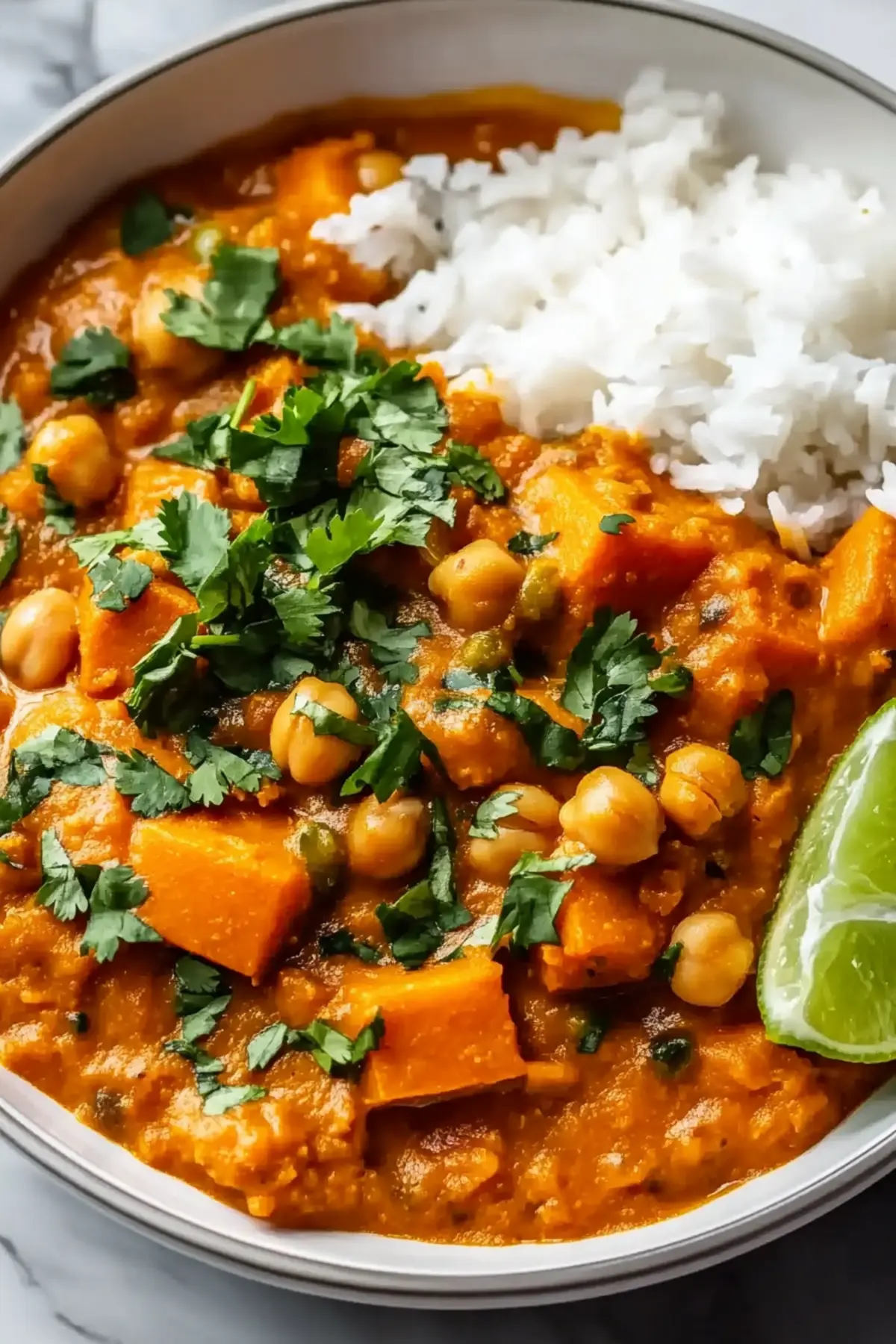 Sweet Potato and Chickpea Curry