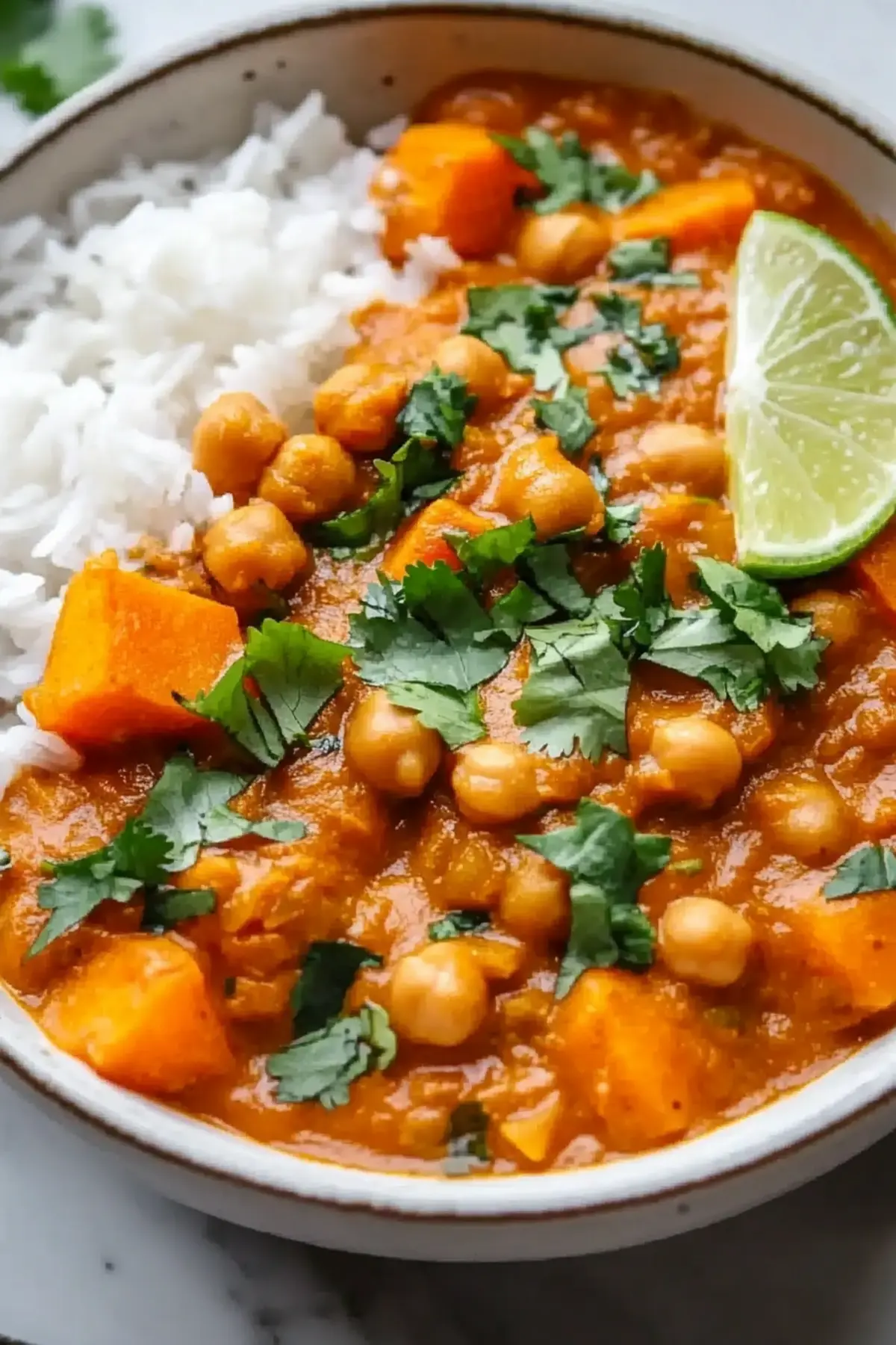 Sweet Potato and Chickpea Curry
