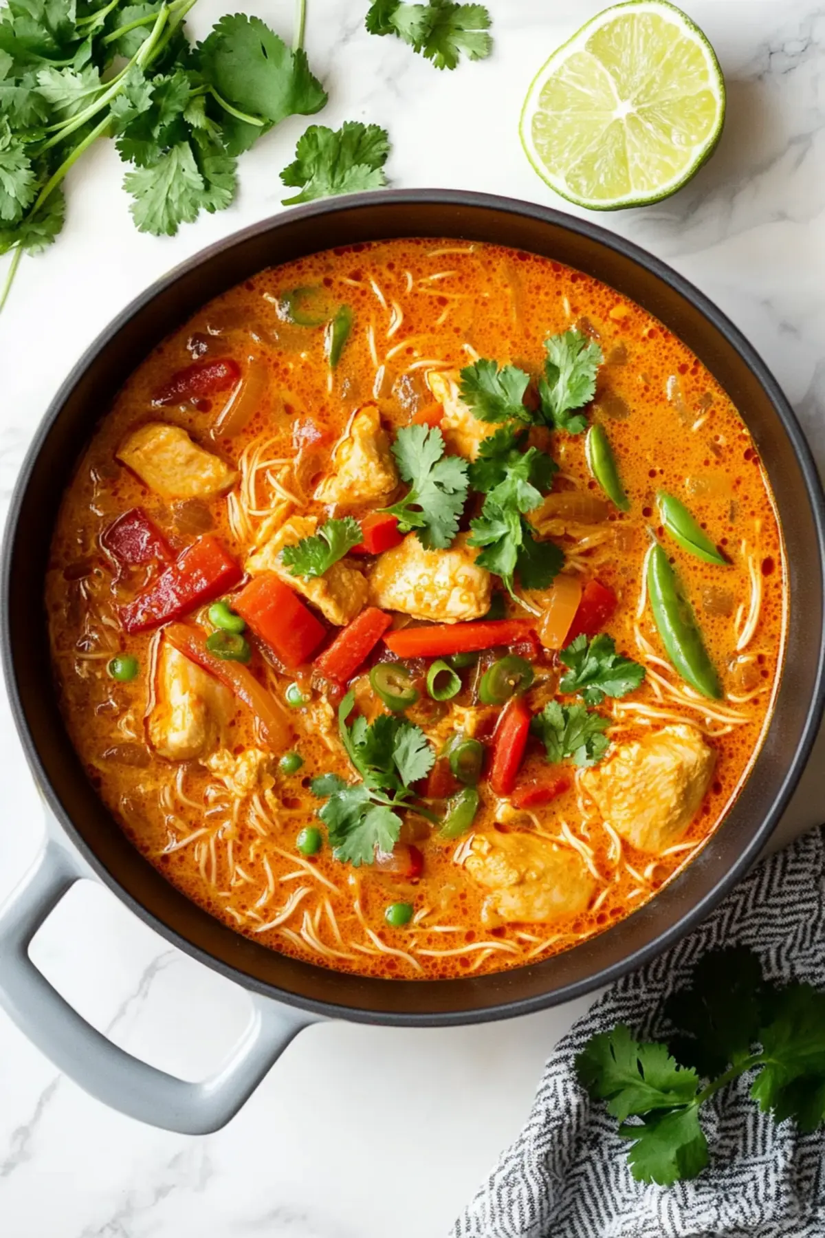 Thai Red Curry Noodle Soup