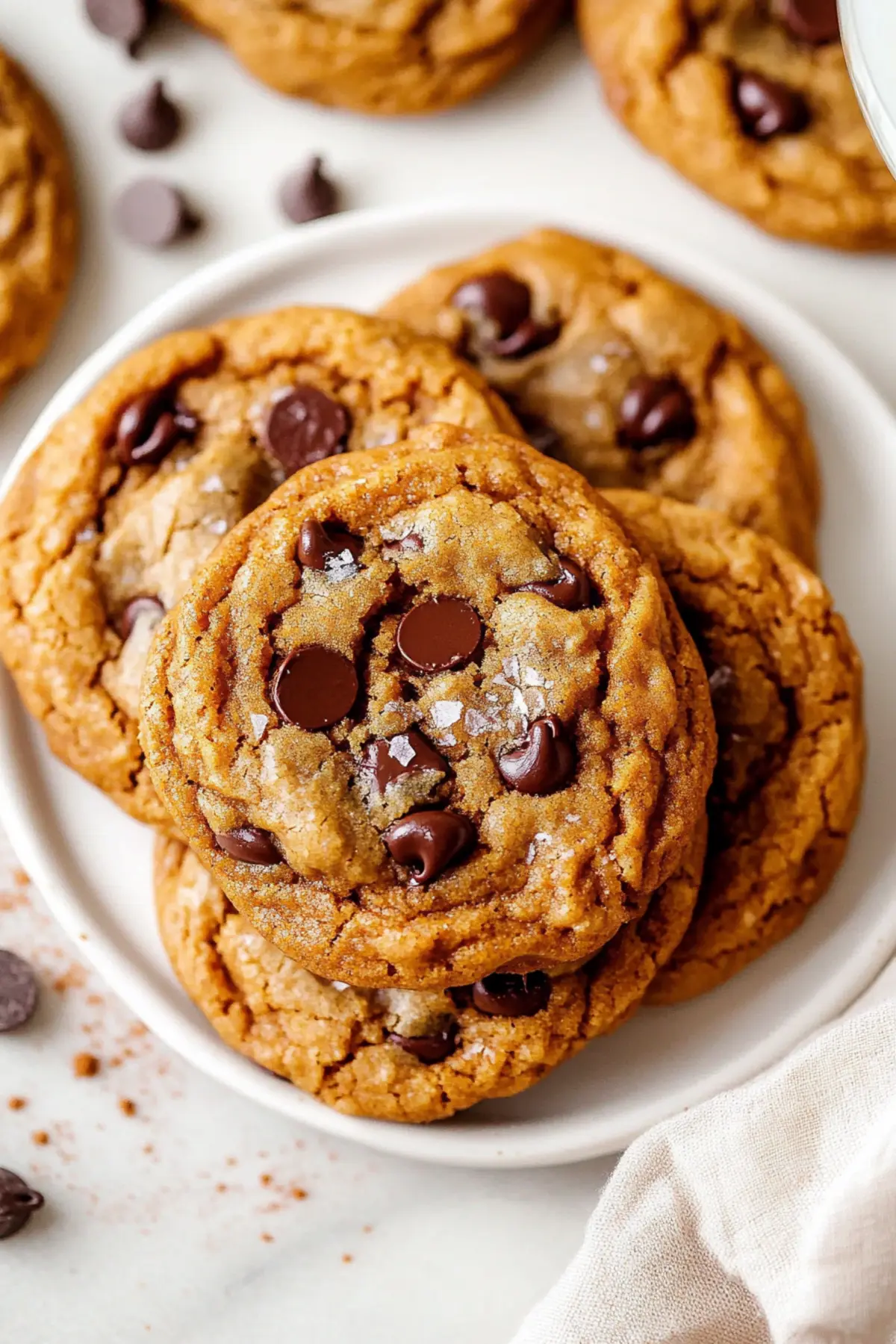 Thick & Chewy Pumpkin Chocolate Chip Cookies