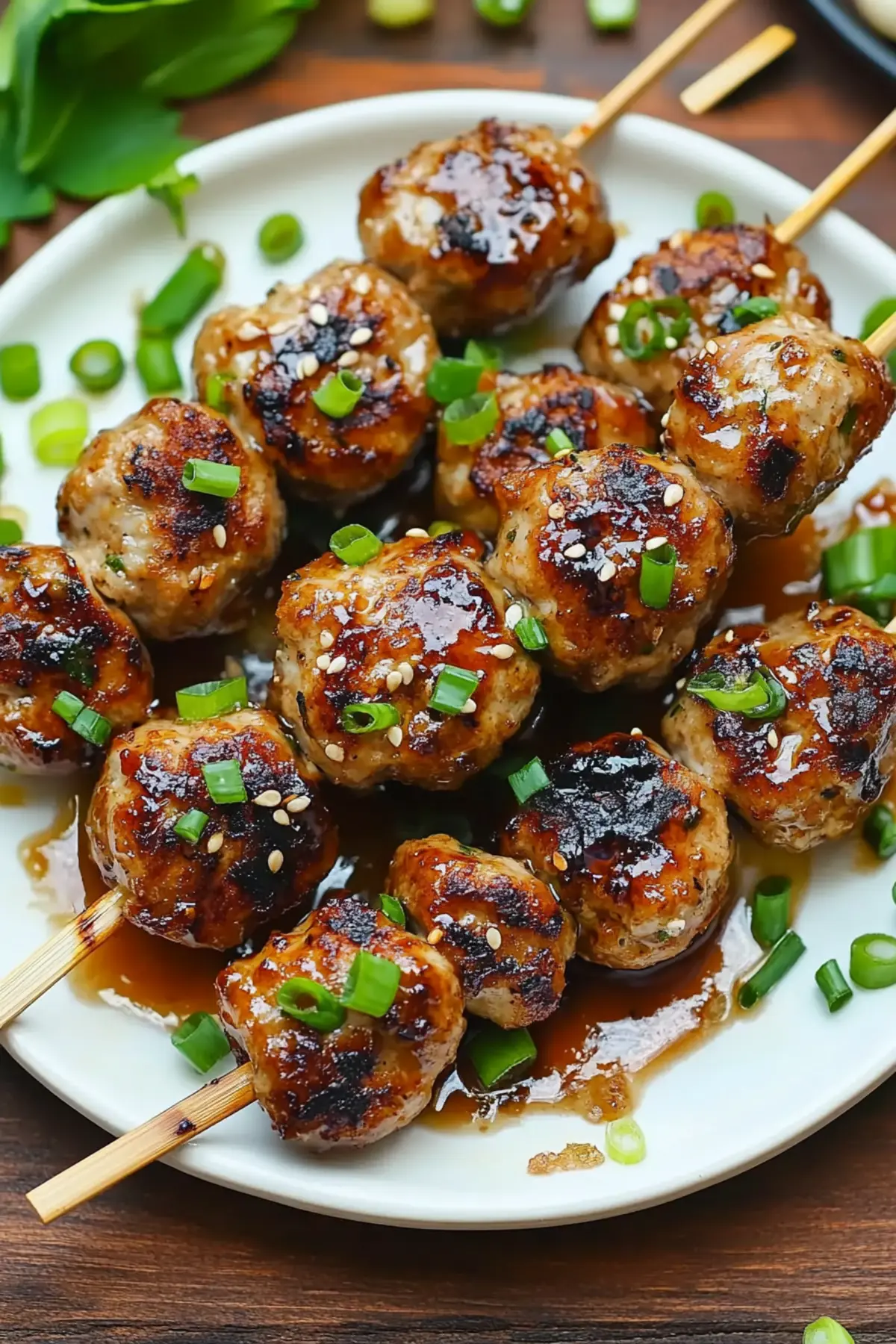 Tsukune (Japanese Chicken Meatballs)