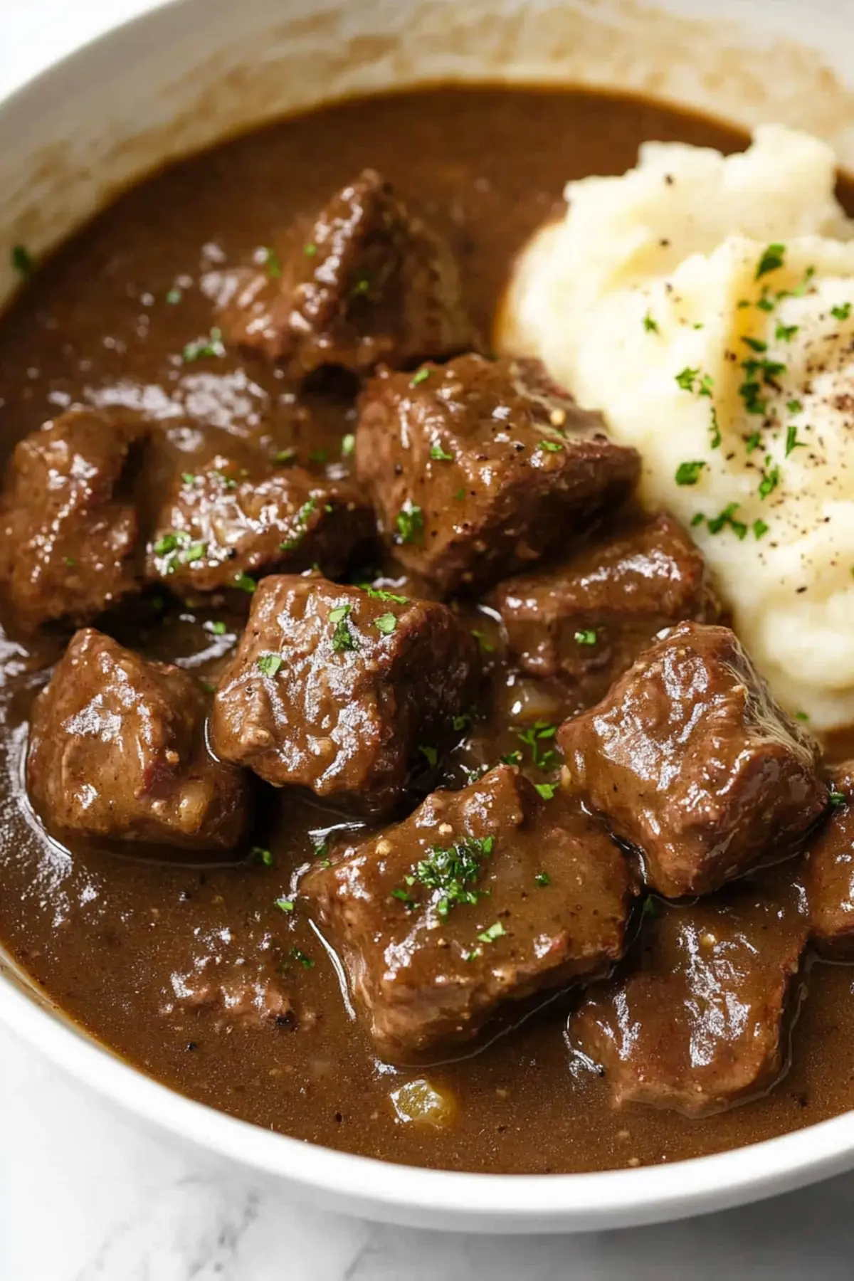 Beef Tips and Gravy