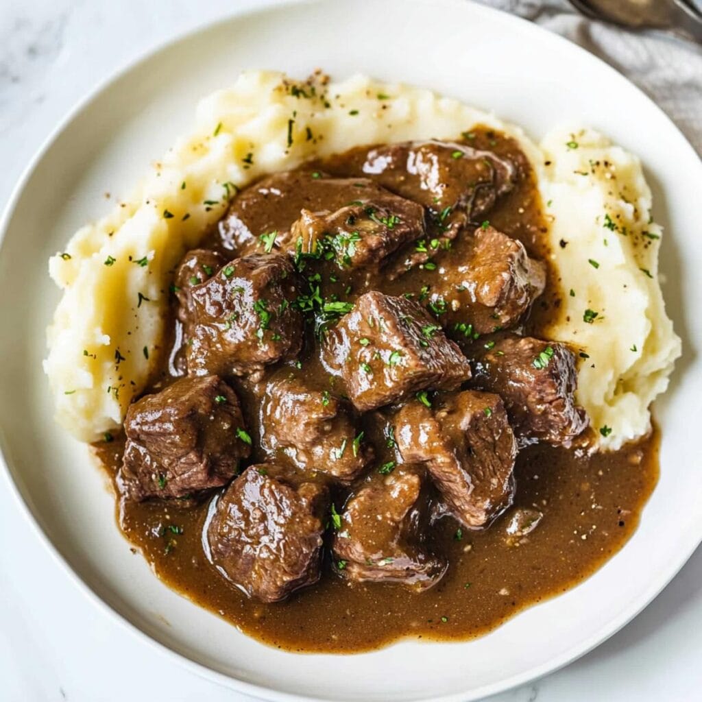 Beef Tips and Gravy