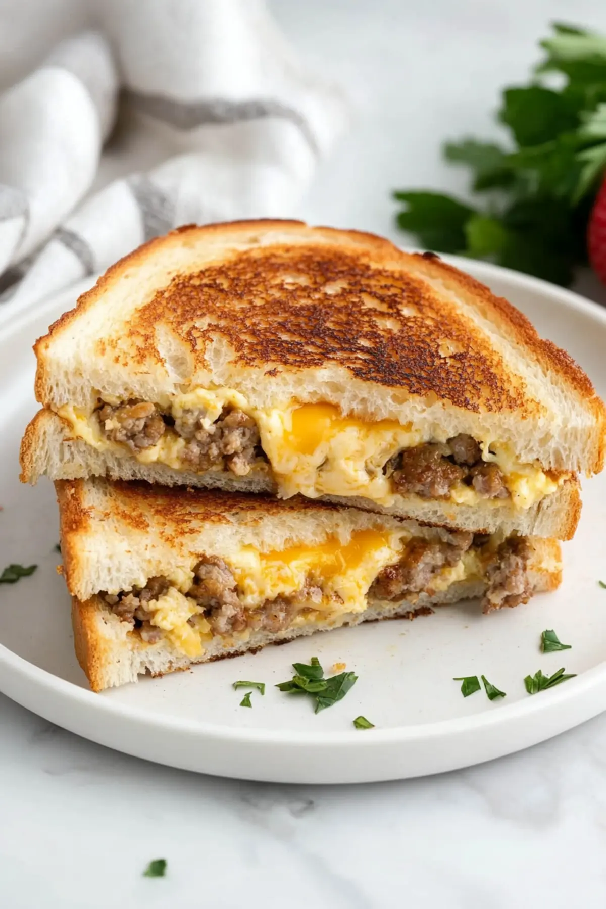 Breakfast Grilled Cheese