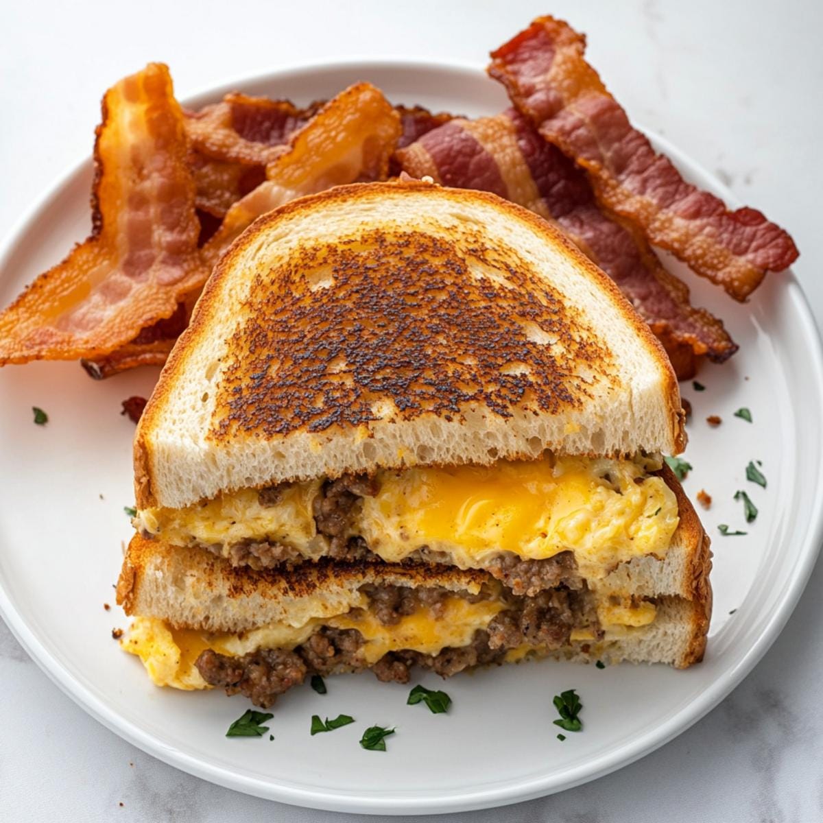 Breakfast Grilled Cheese