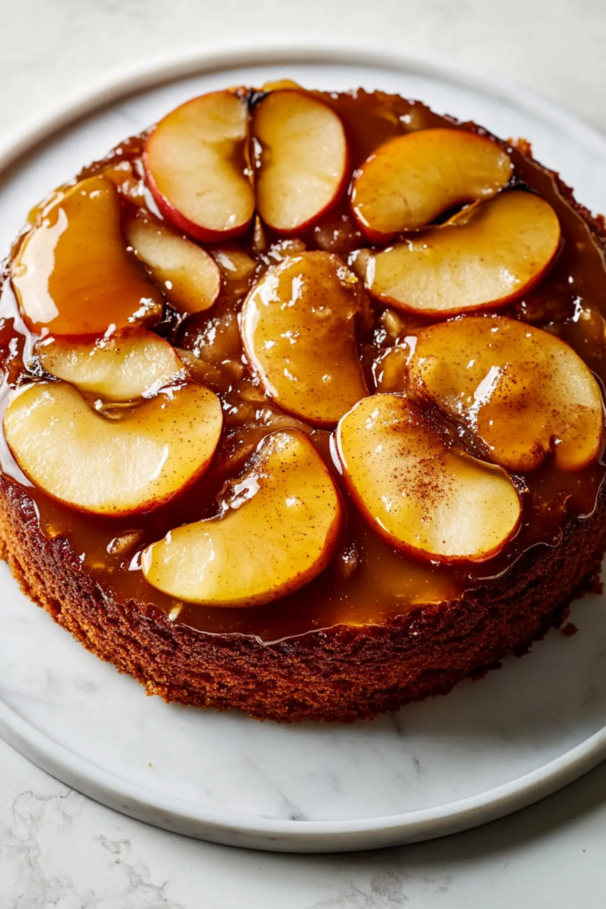 Caramel Apple Upside-Down Cake
