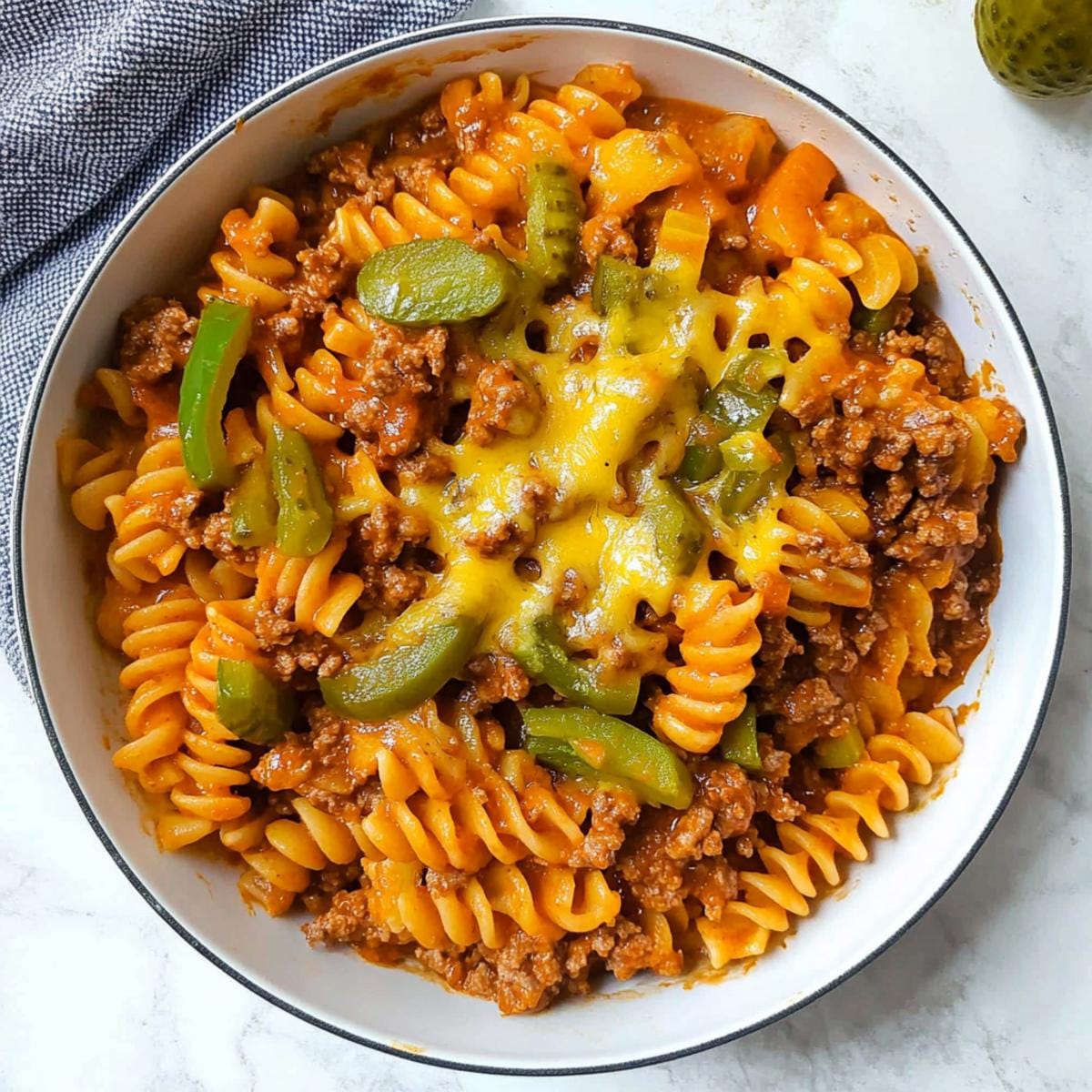 Cheeseburger Pasta