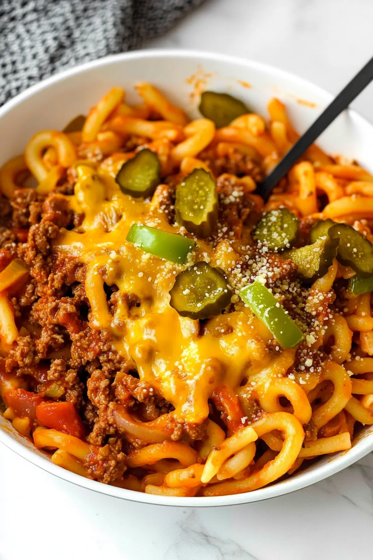 Cheeseburger Pasta