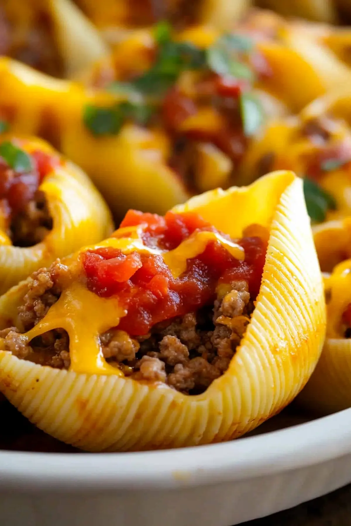 Cheesy Taco Stuffed Shells