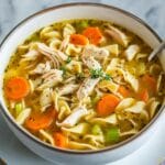 Chicken Noodle Soup with Egg Noodles