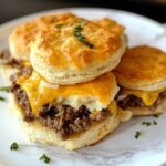 Chopped Cheeseburger Biscuits