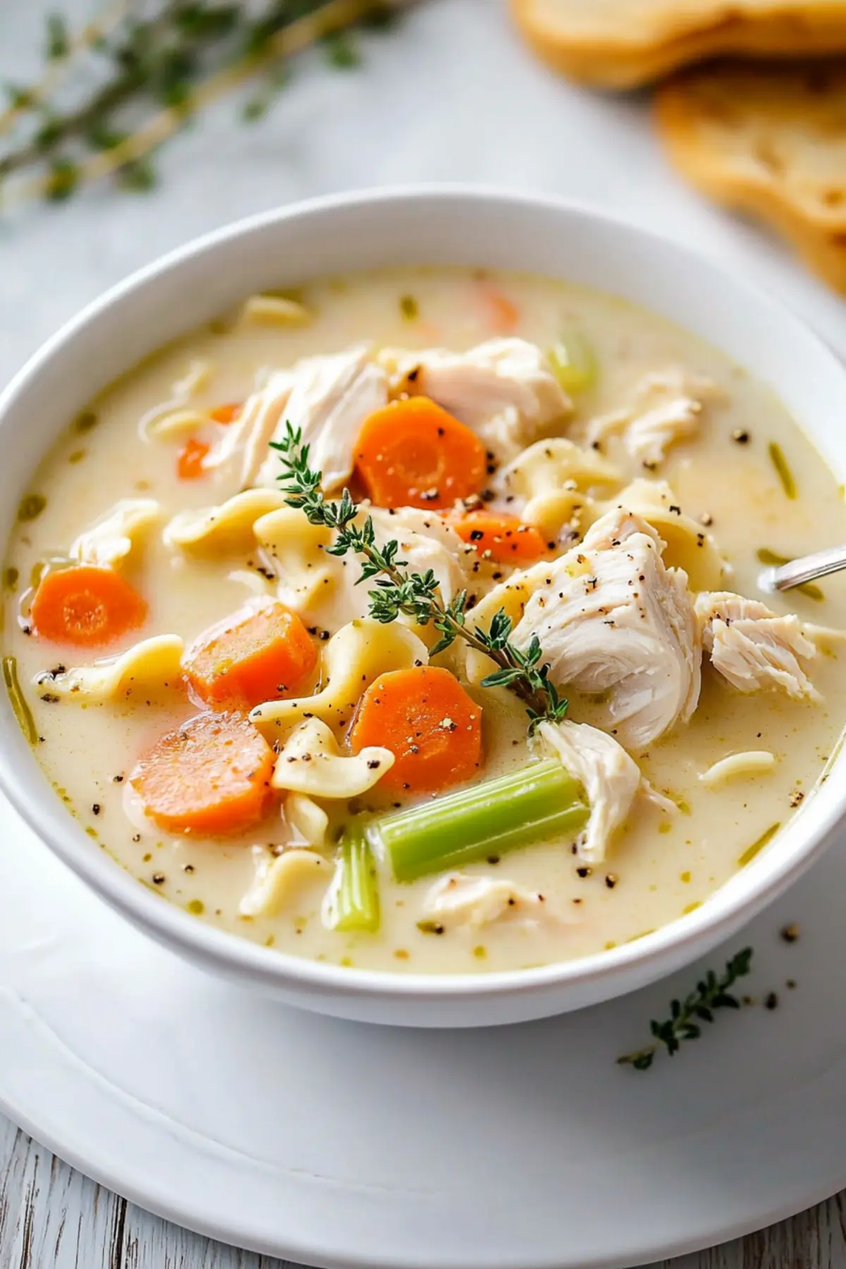 Creamy Chicken Noodle Soup